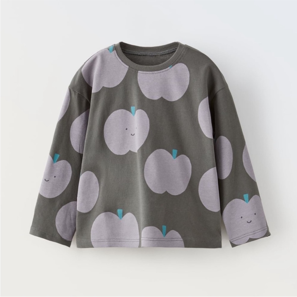 ZARA APPLE PRINTED T-SHIRT